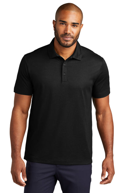 Port Authority Fine Pique Blend Polo K830 Black Heather