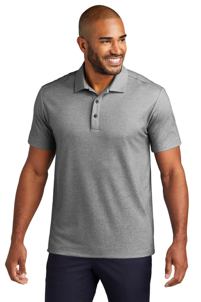 Port Authority Fine Pique Blend Polo K830 Charcoal Heather