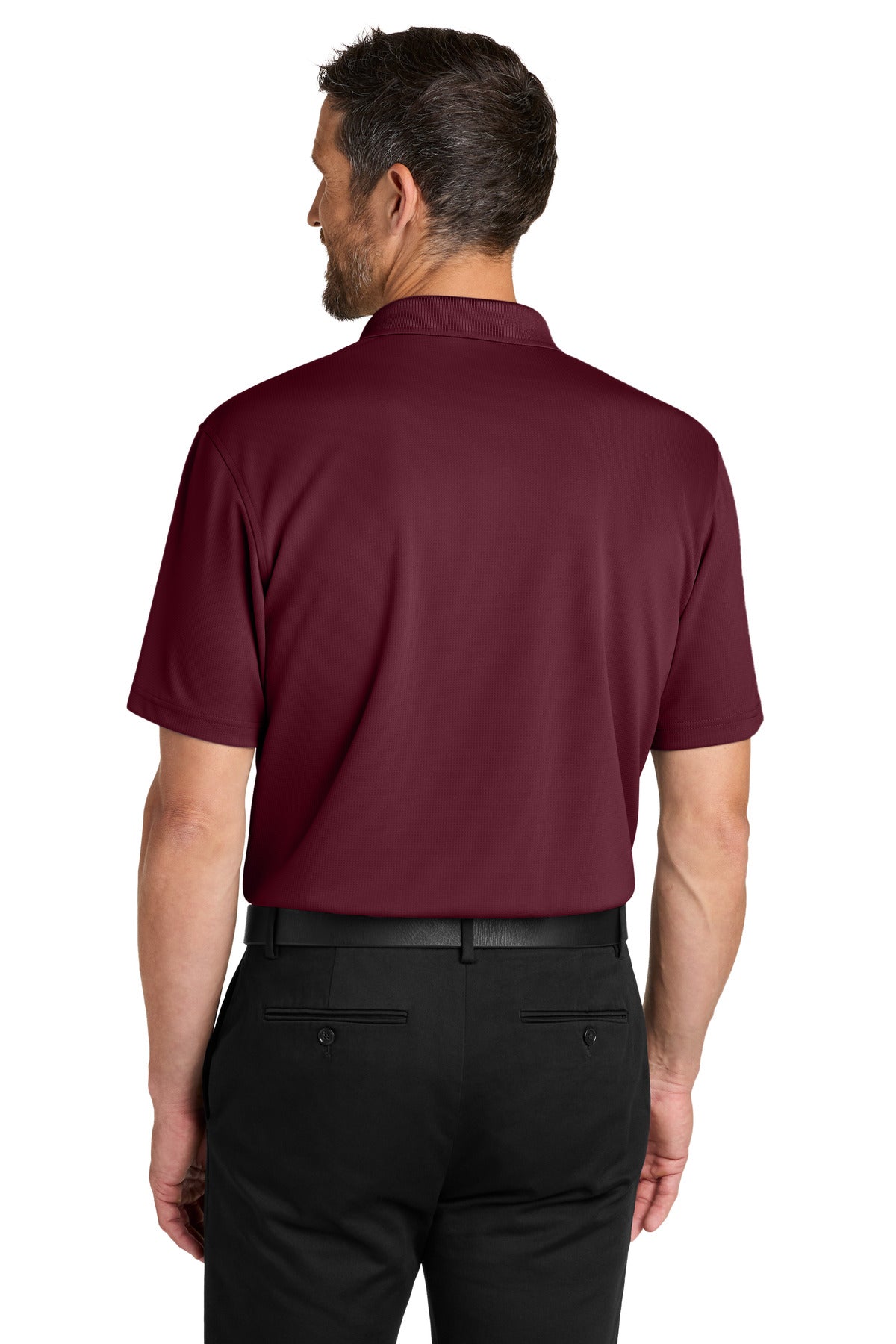 Port Authority Dry Zone Stain-Release Grid Polo K845 Club Burgundy