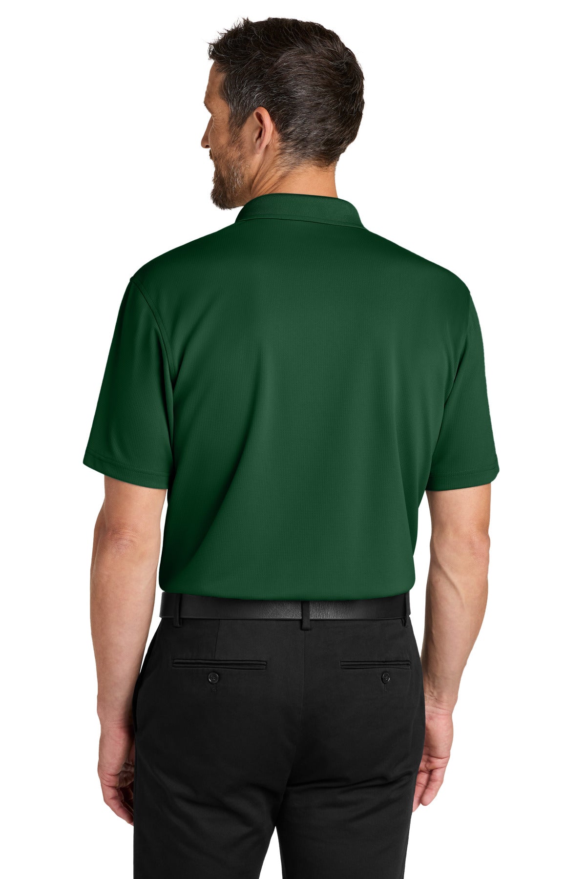 Port Authority Dry Zone Stain-Release Grid Polo K845 Hunter Green
