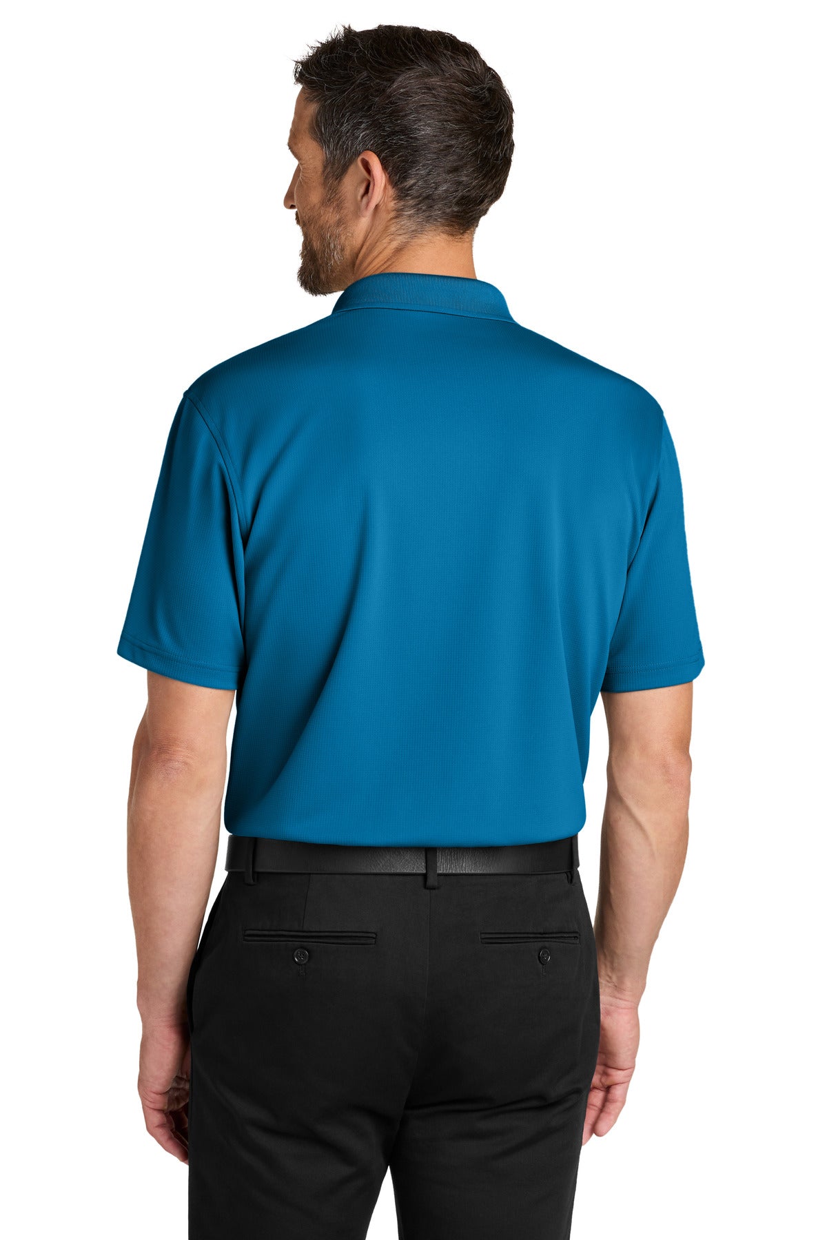 Port Authority Dry Zone Stain-Release Grid Polo K845 Imperial Blue