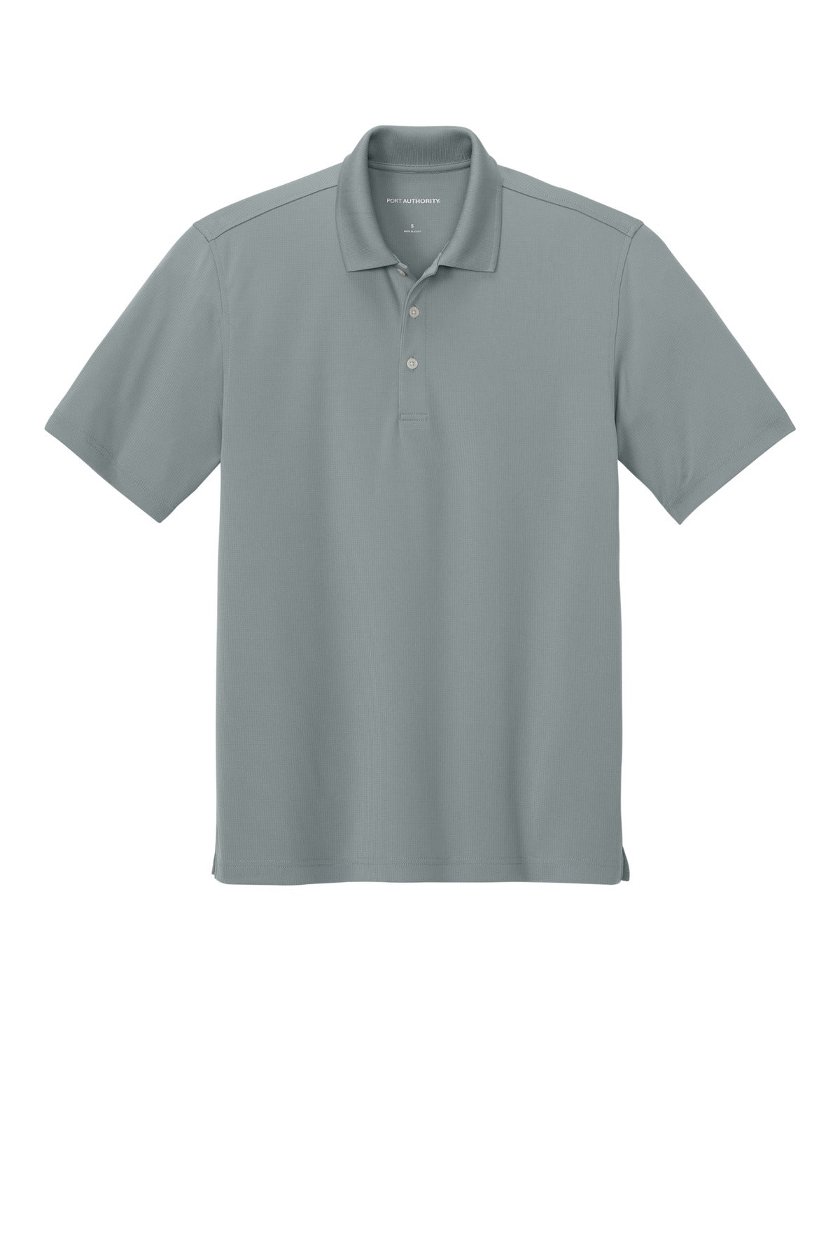 Port Authority Dry Zone Stain-Release Grid Polo K845 Light Sterling Grey