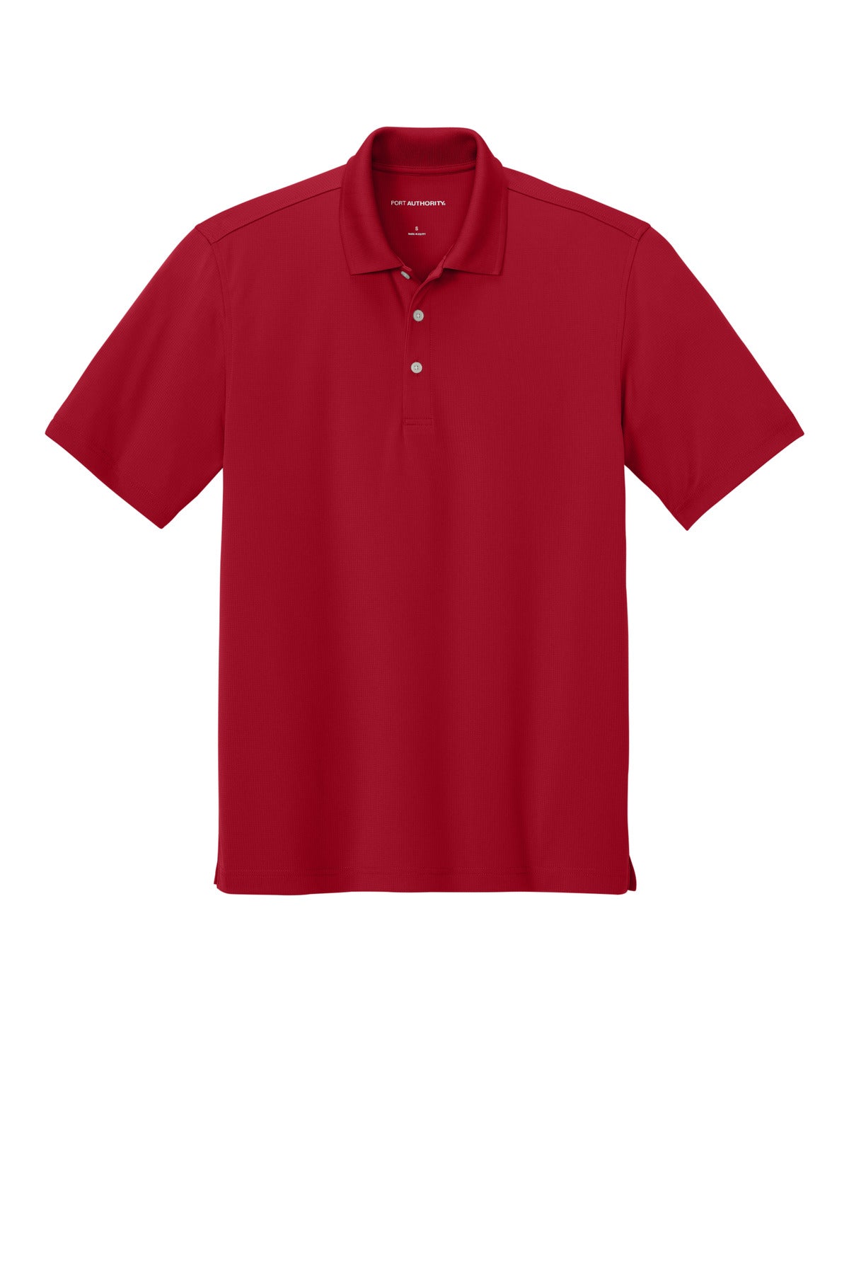 Port Authority Dry Zone Stain-Release Grid Polo K845 Rich Red
