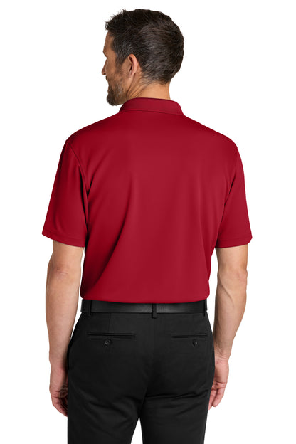 Port Authority Dry Zone Stain-Release Grid Polo K845 Rich Red
