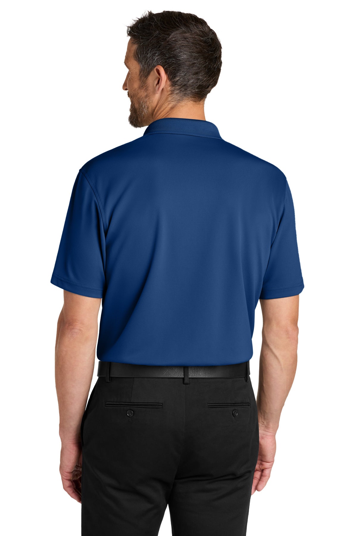 Port Authority Dry Zone Stain-Release Grid Polo K845 Royal