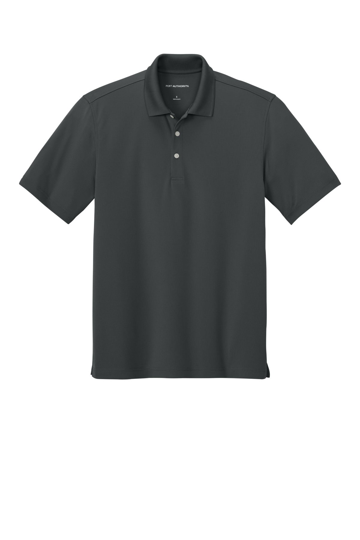 Port Authority Dry Zone Stain-Release Grid Polo K845 Seal Grey
