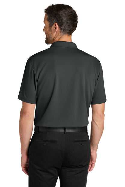 Port Authority Dry Zone Stain-Release Grid Polo K845 Seal Grey