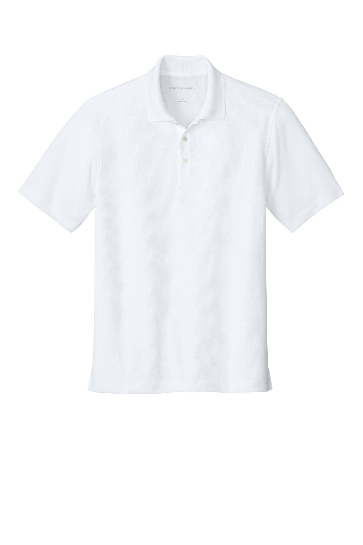 Port Authority Dry Zone Stain-Release Grid Polo K845 White