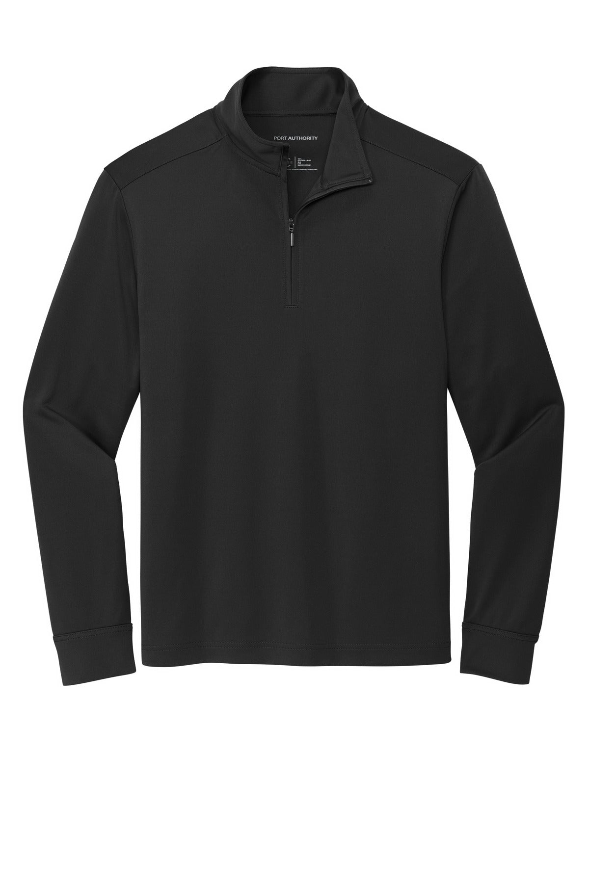 Port Authority C-FREE Snag-Proof 1/4-Zip K865 Deep Black
