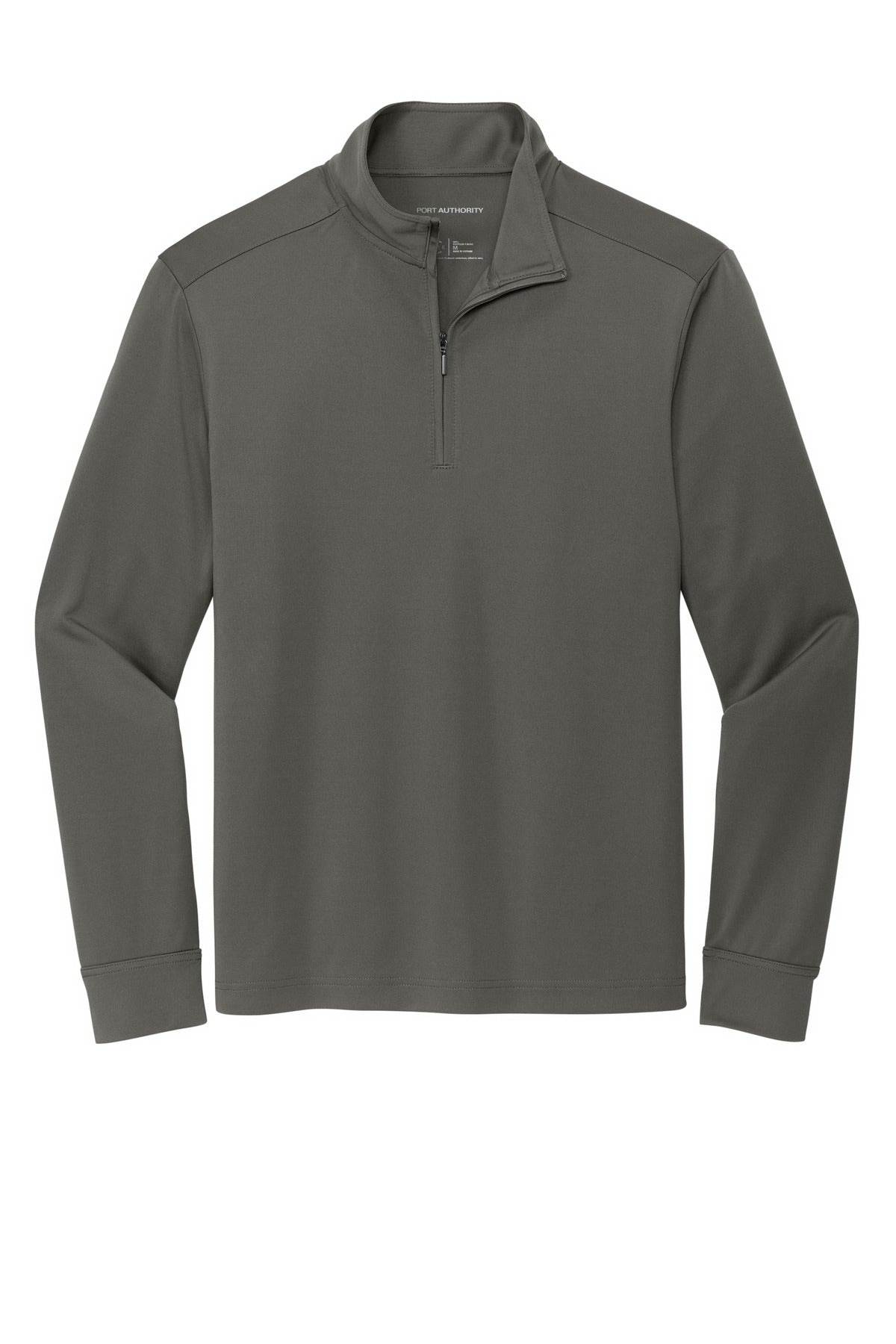 Port Authority C-FREE Snag-Proof 1/4-Zip K865 Grey Steel