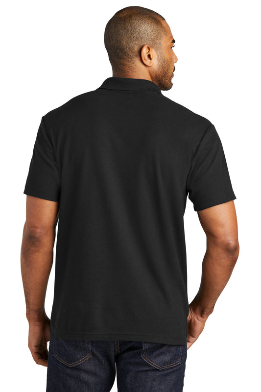 Port Authority C-FREE Cotton Blend Pique Polo K867 Black
