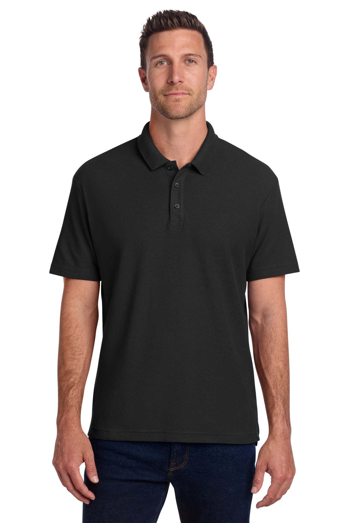 Port Authority C-FREE Cotton Blend Pique Polo image 1