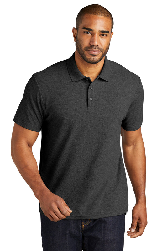 Port Authority C-FREE Cotton Blend Pique Polo K867 Charcoal Heather