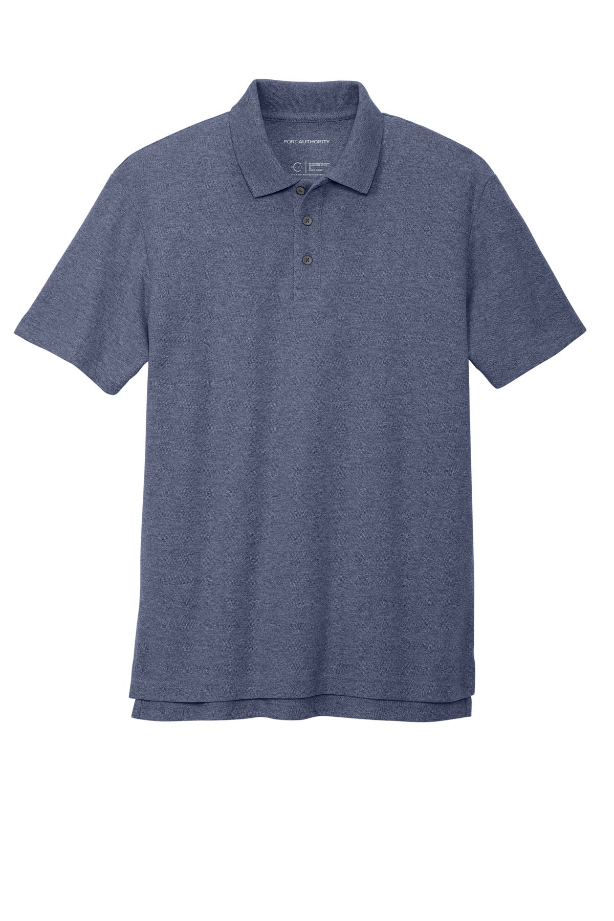 Port Authority C-FREE Cotton Blend Pique Polo K867 Navy Heather