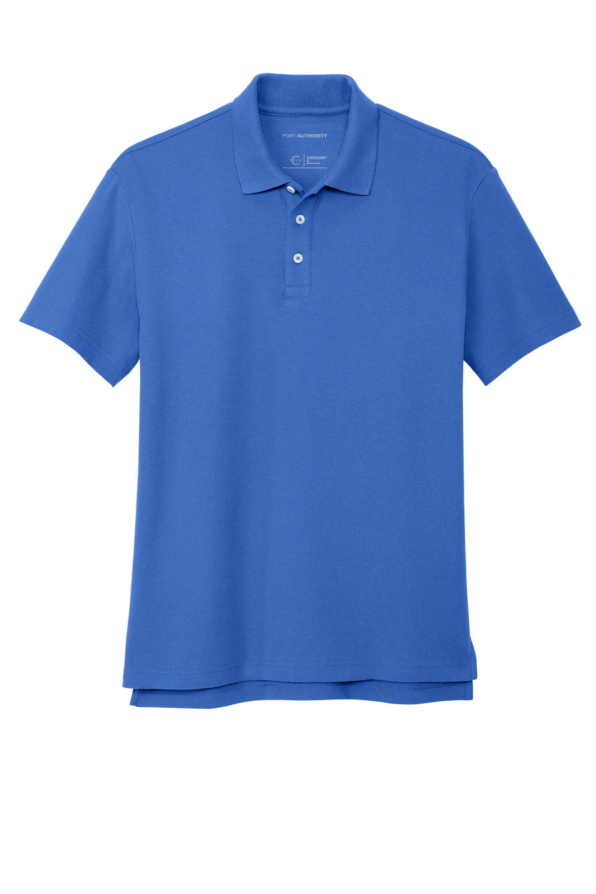 Port Authority C-FREE Cotton Blend Pique Polo K867 True Blue