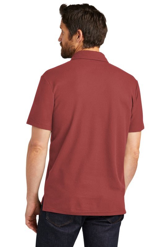 Port Authority C-FREE Cotton Blend Pique Pocket Polo K868 Garnet