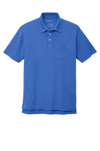Port Authority C-FREE Cotton Blend Pique Pocket Polo image 3