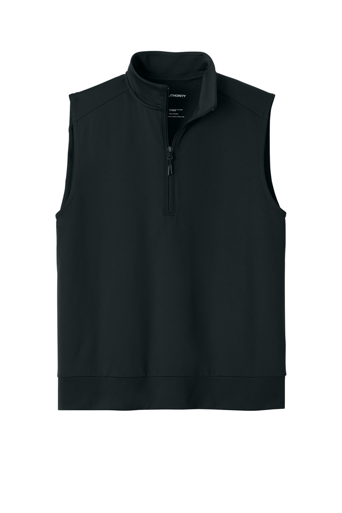 Port Authority C-FREE Double Knit 1/4-Zip Vest K880V Deep Black
