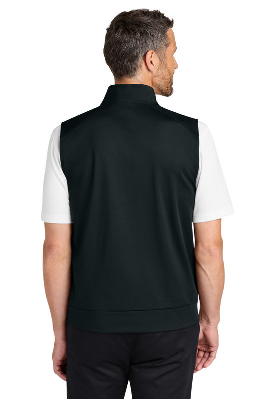 Port Authority C-FREE Double Knit 1/4-Zip Vest K880V Deep Black
