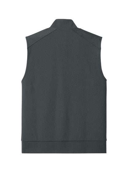 Port Authority C-FREE Double Knit 1/4-Zip Vest K880V Grey Steel Heather