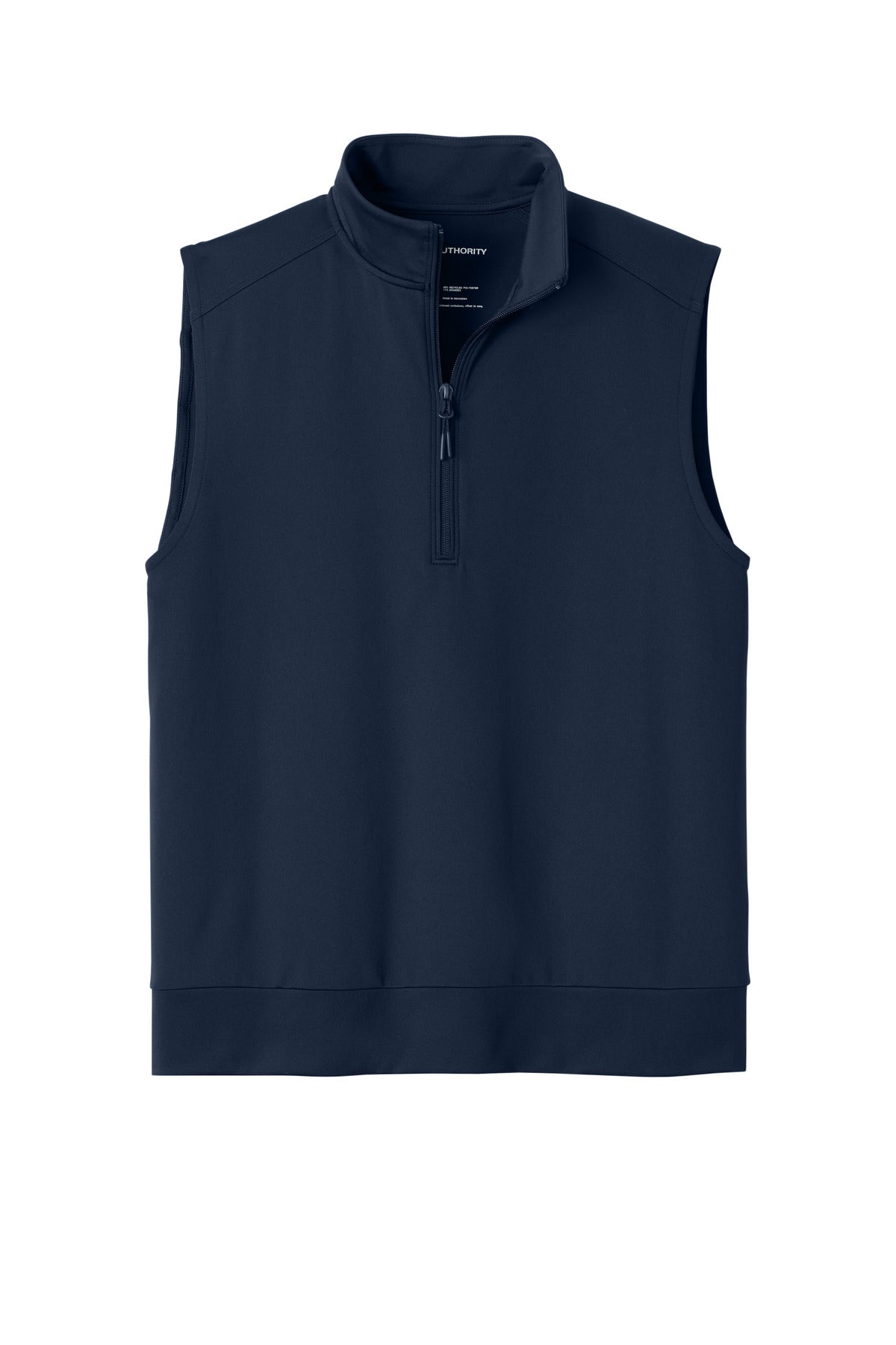 Port Authority C-FREE Double Knit 1/4-Zip Vest K880V True Navy