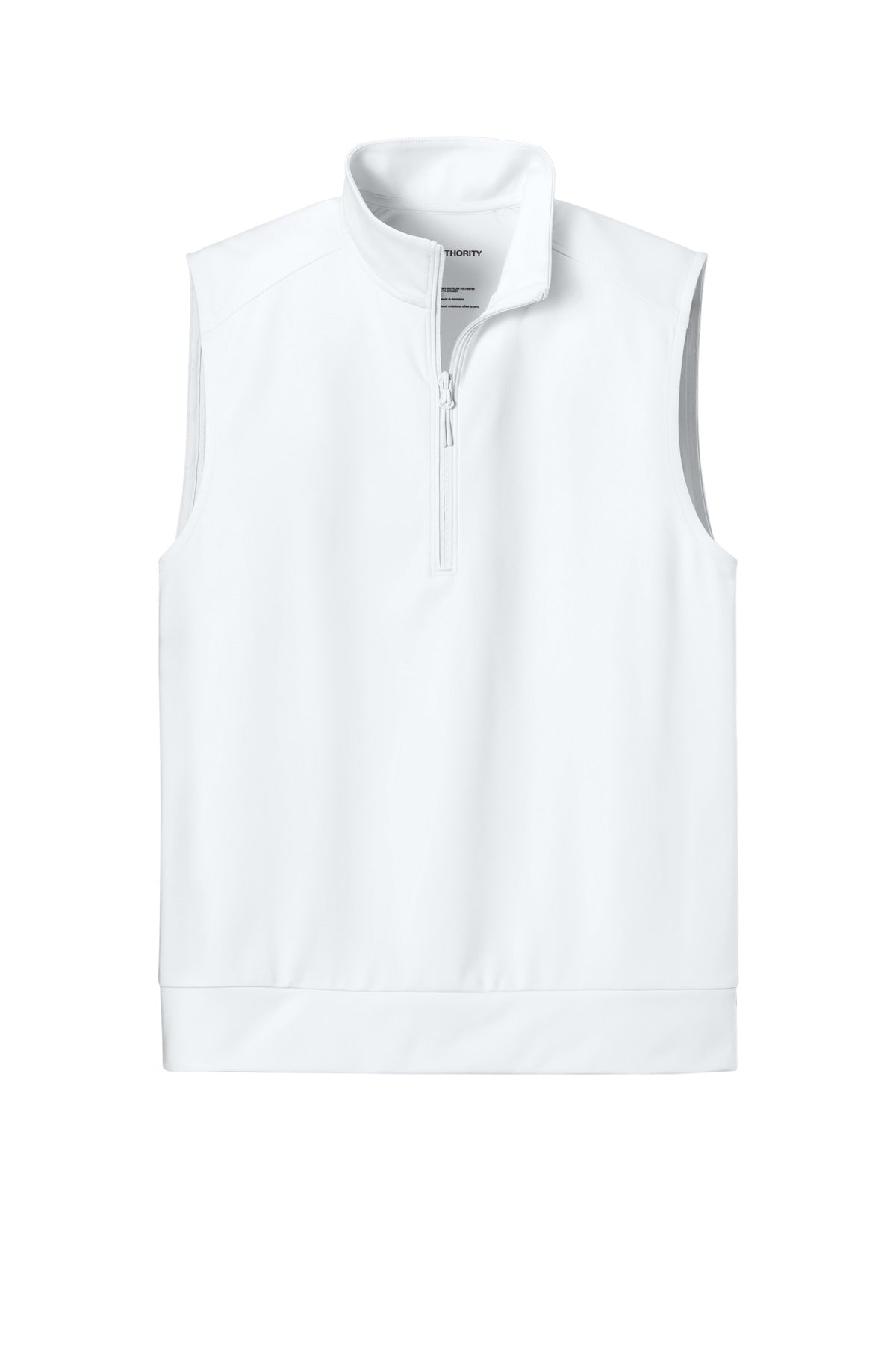 Port Authority C-FREE Double Knit 1/4-Zip Vest K880V White