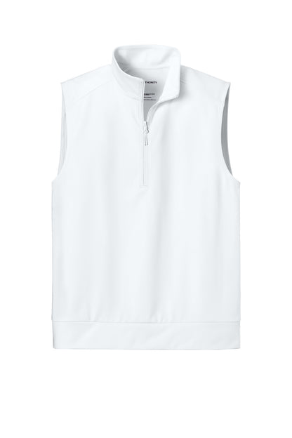 Port Authority C-FREE Double Knit 1/4-Zip Vest K880V White