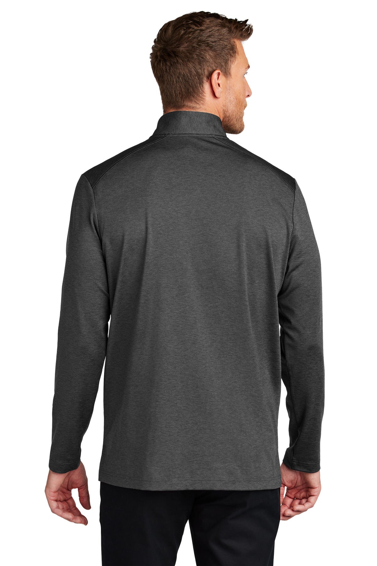 Port Authority C-FREE Double Knit 1/4-Zip K880 Grey Steel Heather