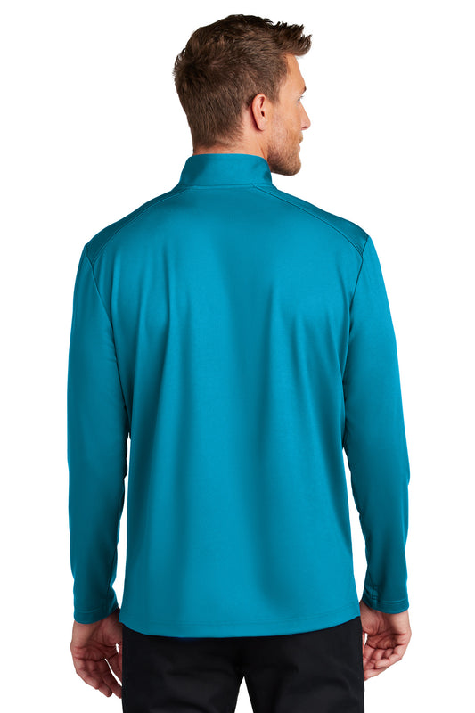 Port Authority C-FREE Double Knit 1/4-Zip K880 Parcel Blue