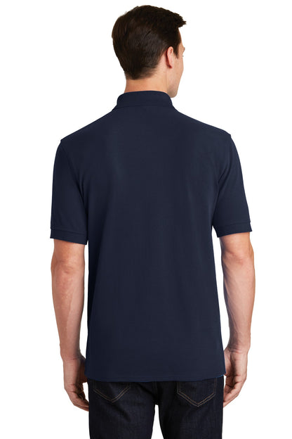 Port & Company Combed Ring Spun Pique Polo. KP1500 Deep Navy