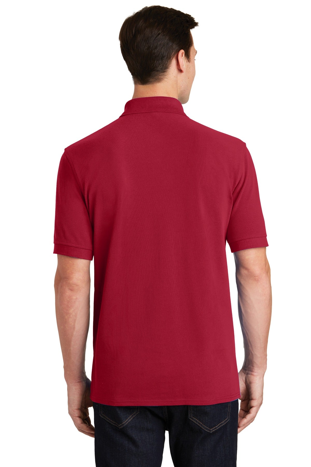 Port & Company Combed Ring Spun Pique Polo. KP1500 Red