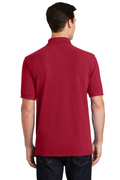 Port & Company Combed Ring Spun Pique Polo. KP1500 Red