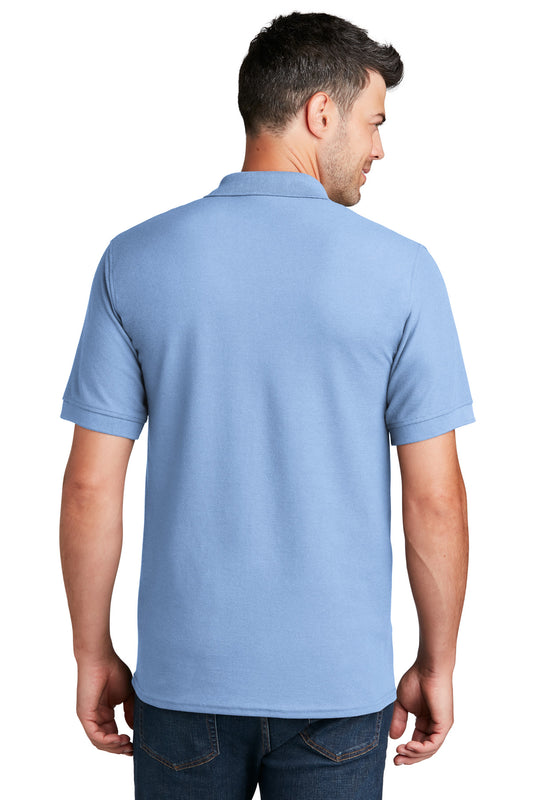 Port & Company Core Blend Pique Polo. KP155 Light Blue