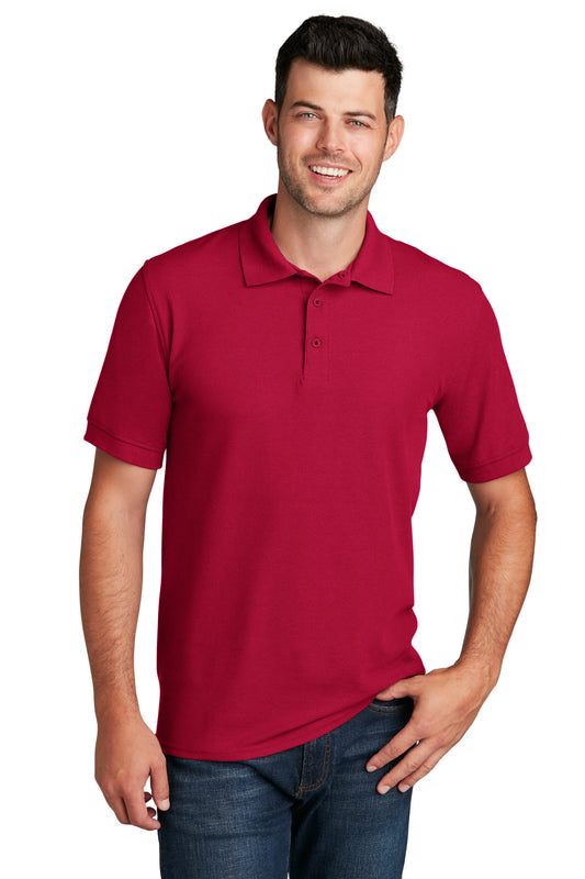 Port & Company Core Blend Pique Polo. KP155 Red
