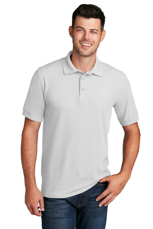 Port & Company Core Blend Pique Polo. KP155 White