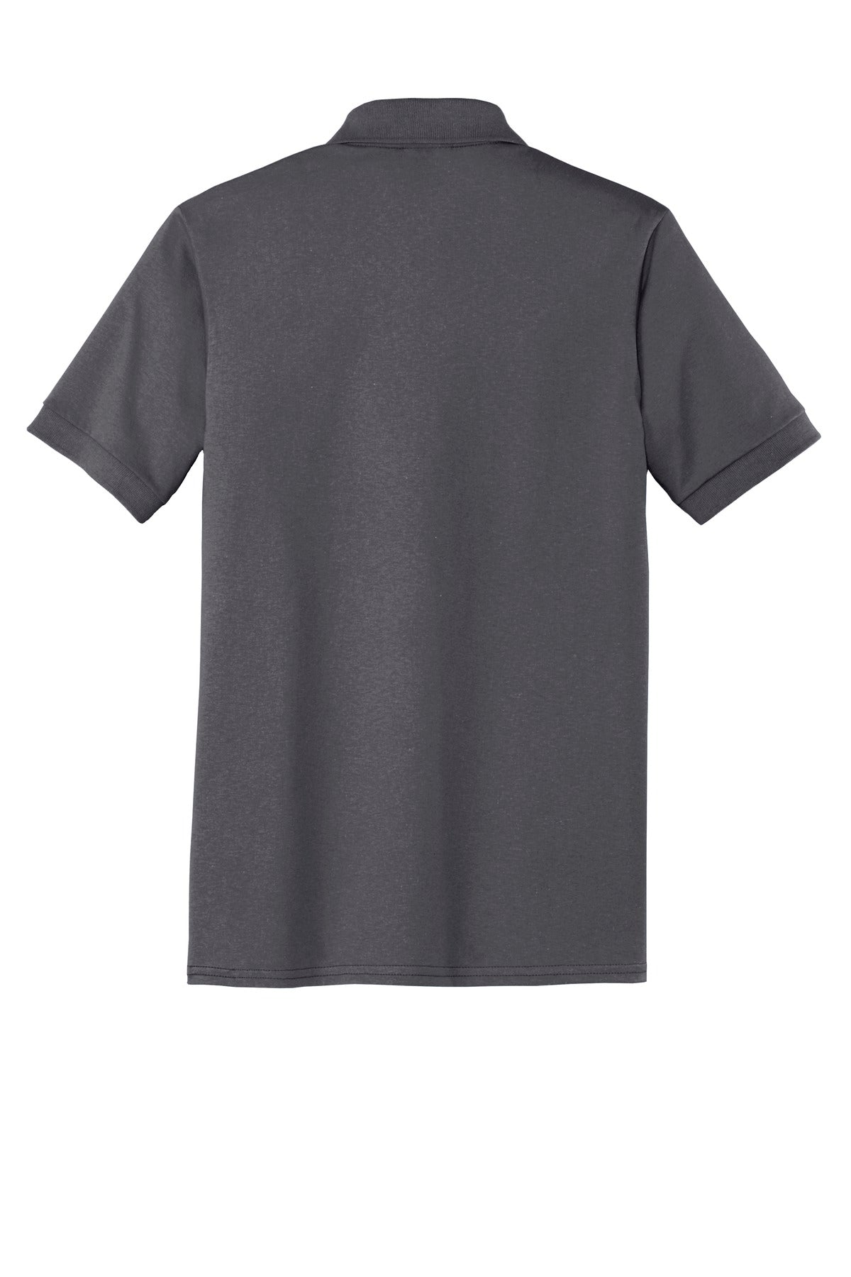 Port & Company Core Blend Jersey Knit Pocket Polo. KP55P Charcoal
