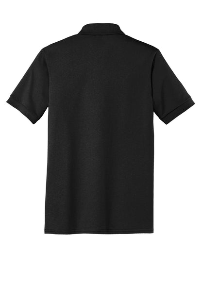 Port & Company Core Blend Jersey Knit Pocket Polo. KP55P Jet Black