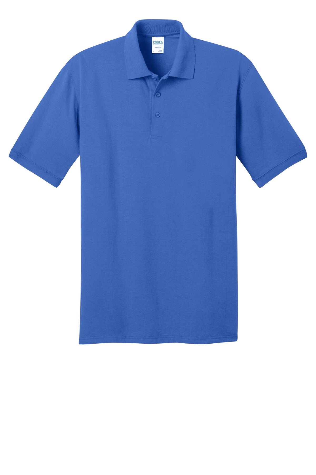 Port & Company Core Blend Jersey Knit Pocket Polo. KP55P Royal