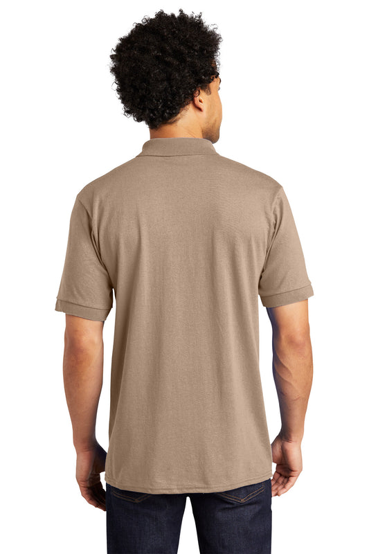 Port & Company Tall Core Blend Jersey Knit Polo. KP55T Sand Tall