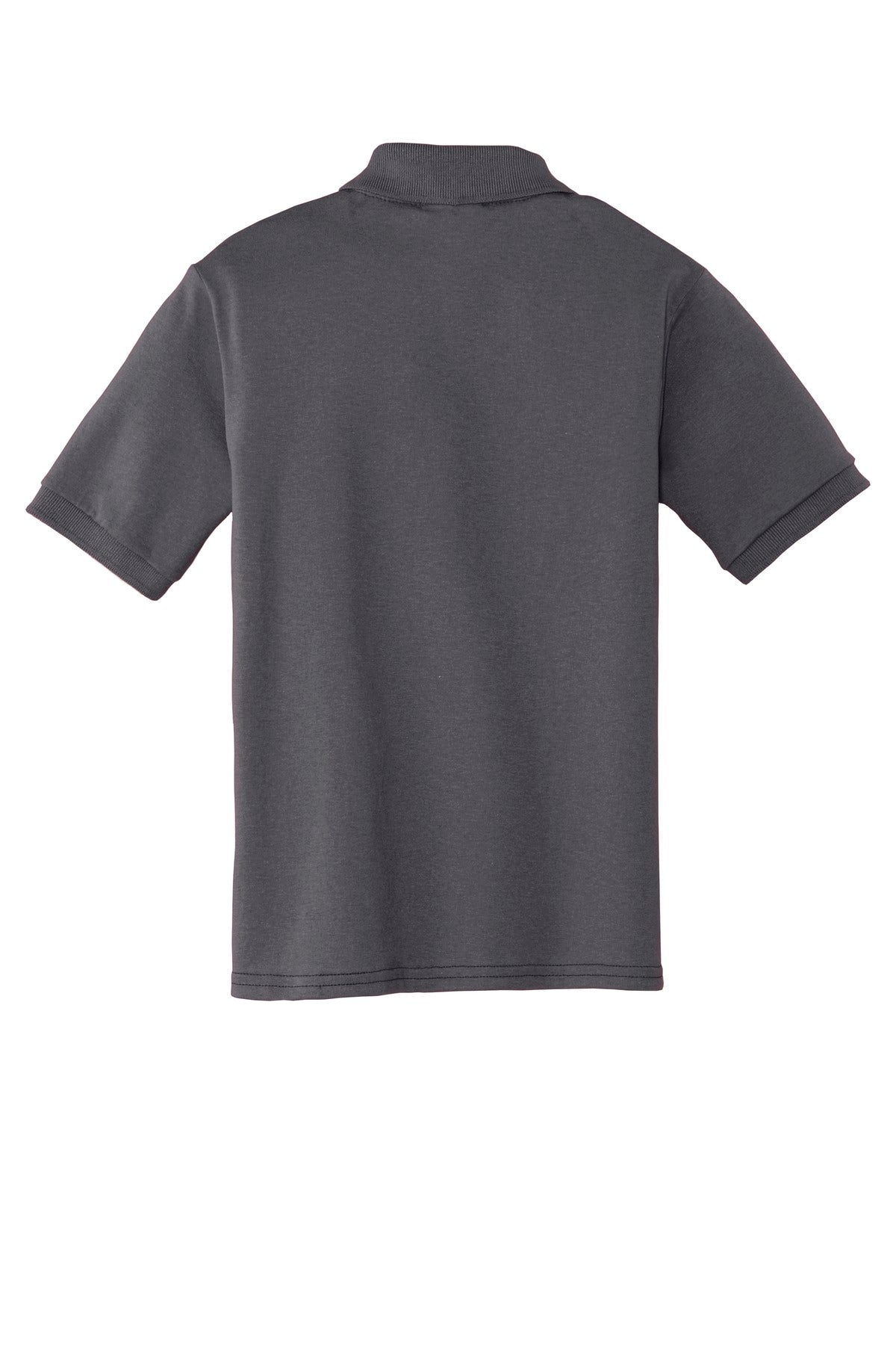 Port & Company Youth Core Blend Jersey Knit Polo. KP55Y Charcoal