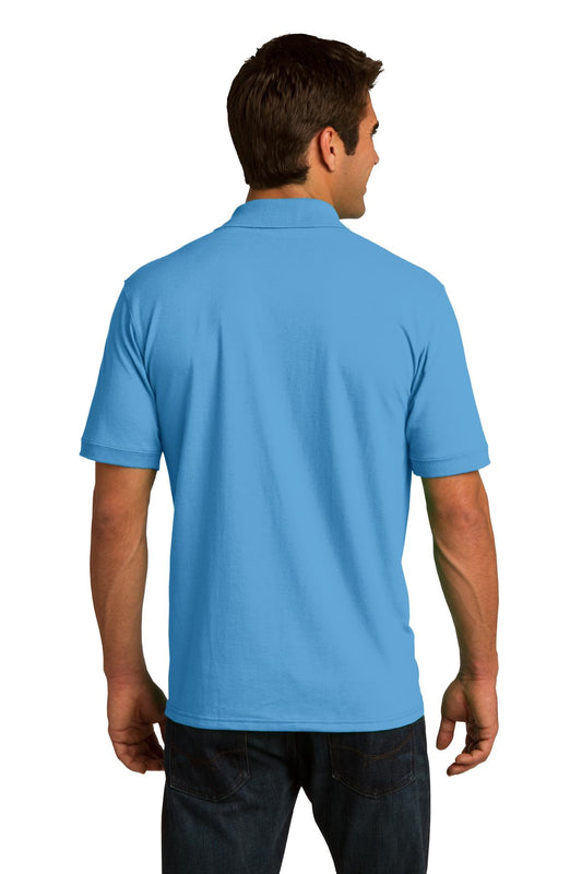 Port & Company Tall Core Blend Jersey Knit Polo. KP55T Aquatic Blue Tall