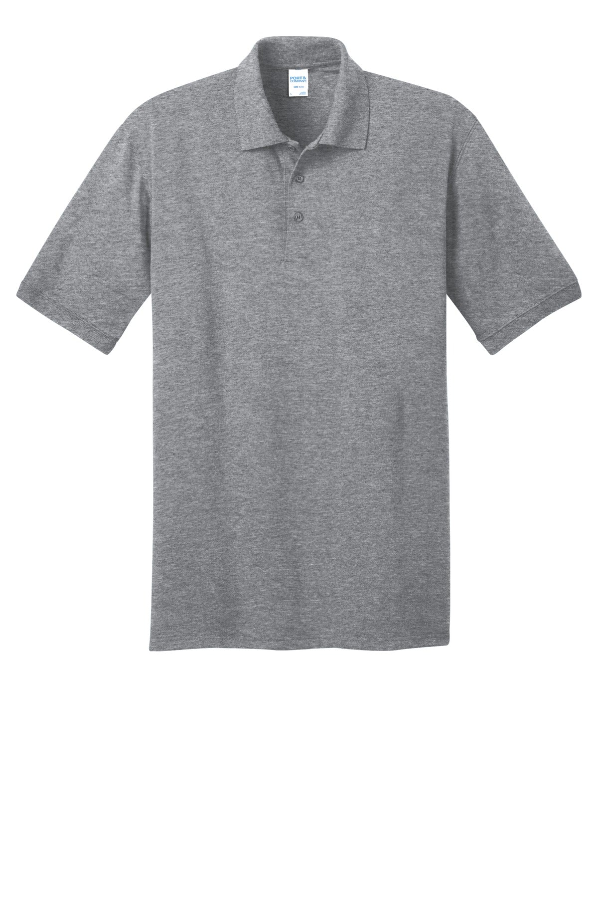 Port & Company Core Blend Jersey Knit Polo. KP55 Athletic Heather