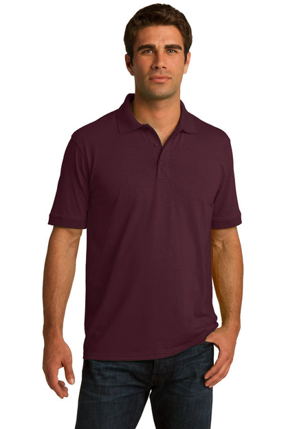 Port & Company Core Blend Jersey Knit Polo. KP55 Athletic Maroon
