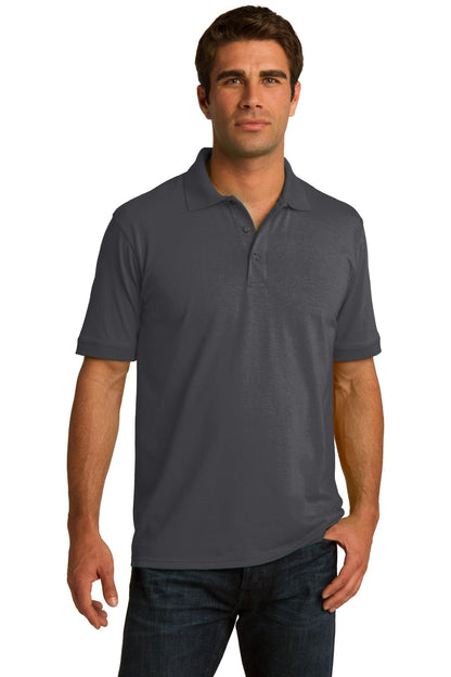 Port & Company Core Blend Jersey Knit Polo. KP55 Charcoal