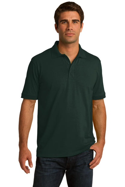 Port & Company Core Blend Jersey Knit Polo. KP55 Dark Green