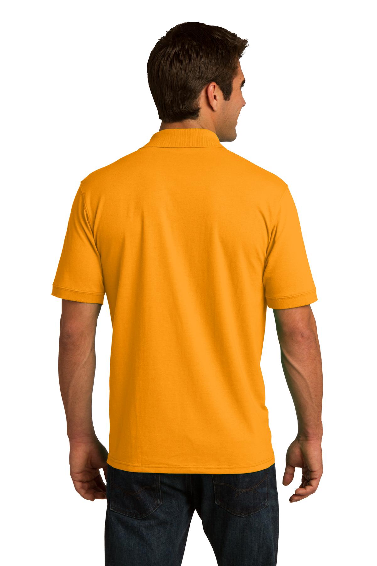 Port & Company Core Blend Jersey Knit Polo. KP55 Gold