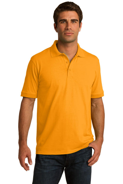 Port & Company Core Blend Jersey Knit Polo. KP55 Gold