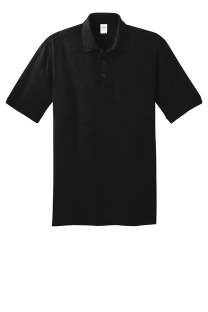 Port & Company Tall Core Blend Jersey Knit Polo. KP55T Jet Black Tall