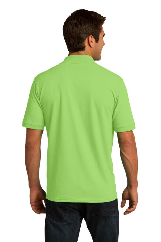 Port & Company Tall Core Blend Jersey Knit Polo. KP55T Lime Tall