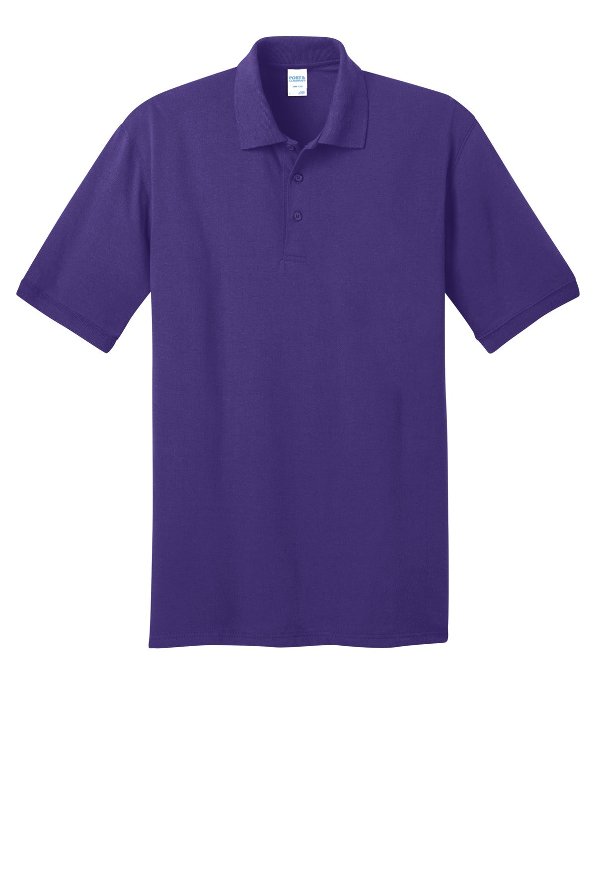 Port & Company Tall Core Blend Jersey Knit Polo. KP55T Purple Tall